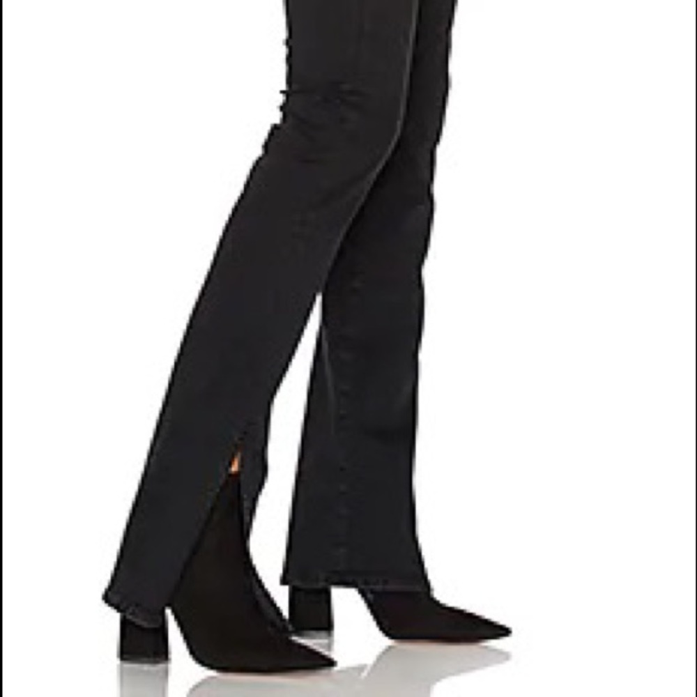 3X1 Split seam mid-rise jeans